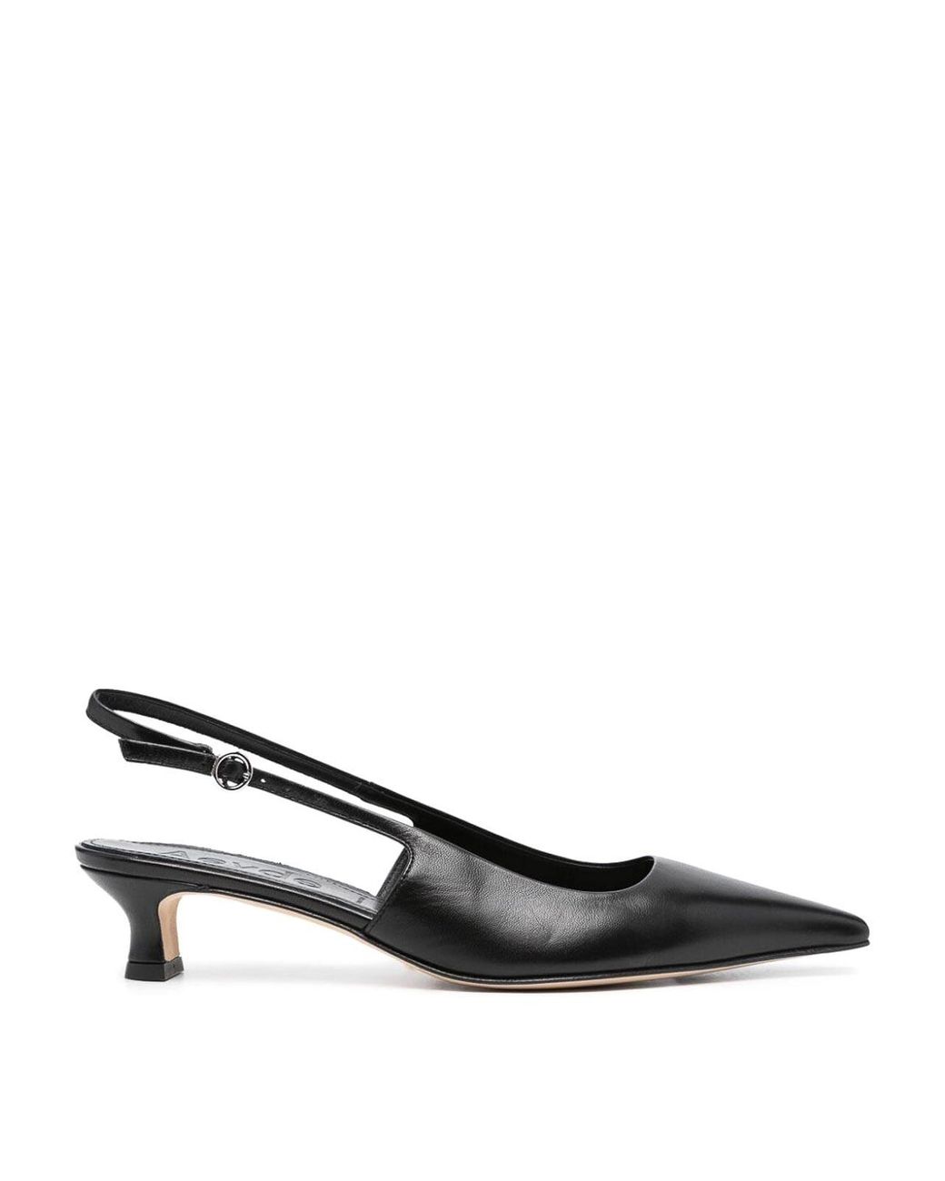 Aeyde Black Catrina Nappa Leather Pumps