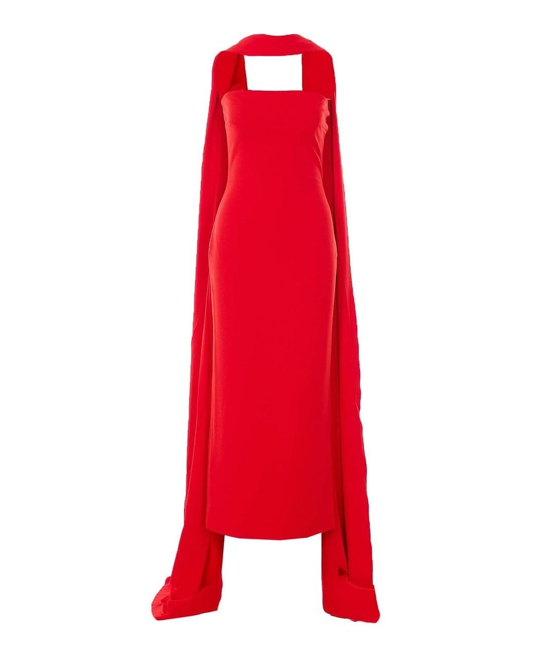 Solace London Red Martine Midaxi Dress