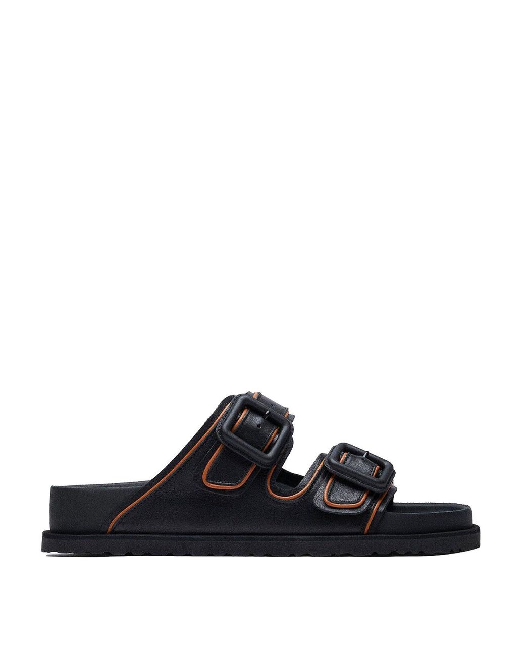 Birkenstock Black Arizona Exquisite Nappa Leather Sandals