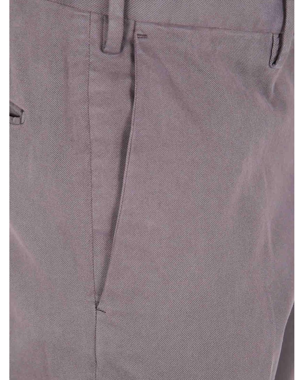 Incotex Purple Chino Slim Fit Trousers for men