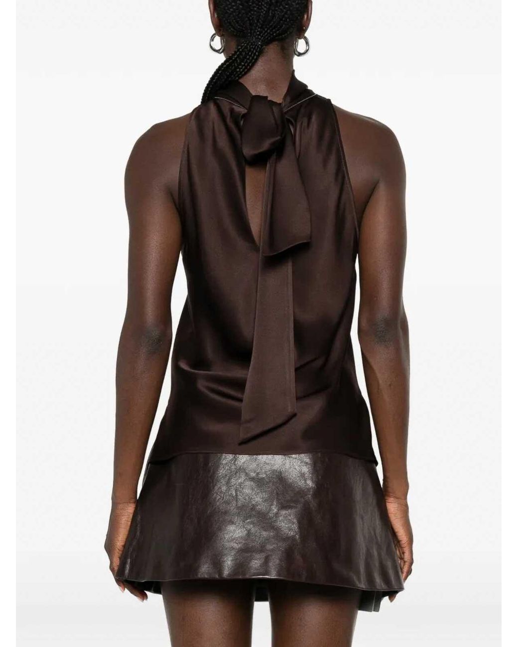 Brunello Cucinelli Brown Blouse