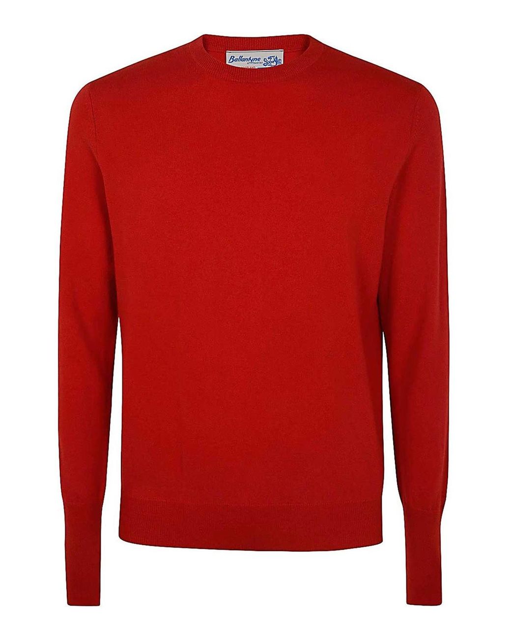 Ballantyne Red Round Neck Pullover for men