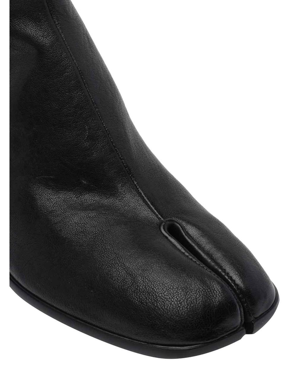 Maison Margiela Black Tabi Booties for men