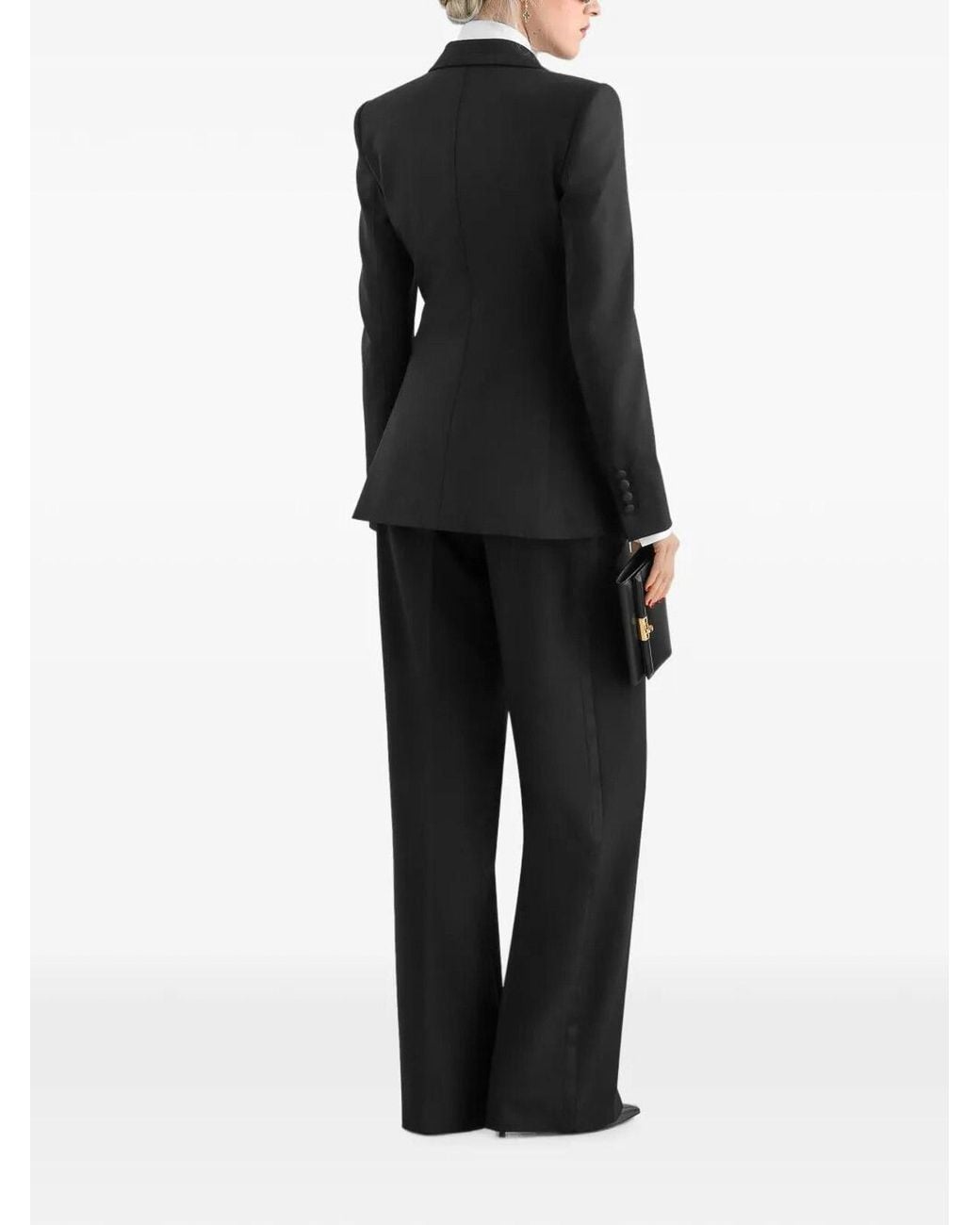 Dolce & Gabbana Black Turlington Double-Breasted Jacket