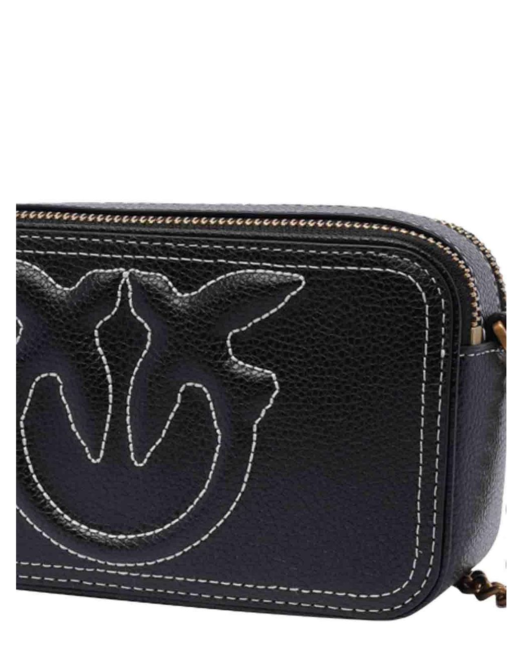 Pinko Black Carrie Camera Bag