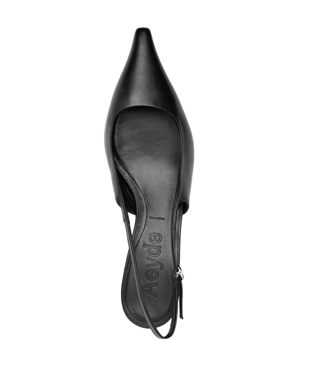 Aeyde Black Catrina Nappa Leather Pumps