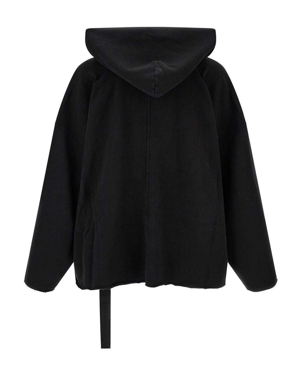 Rick Owens Black Hoodie for men