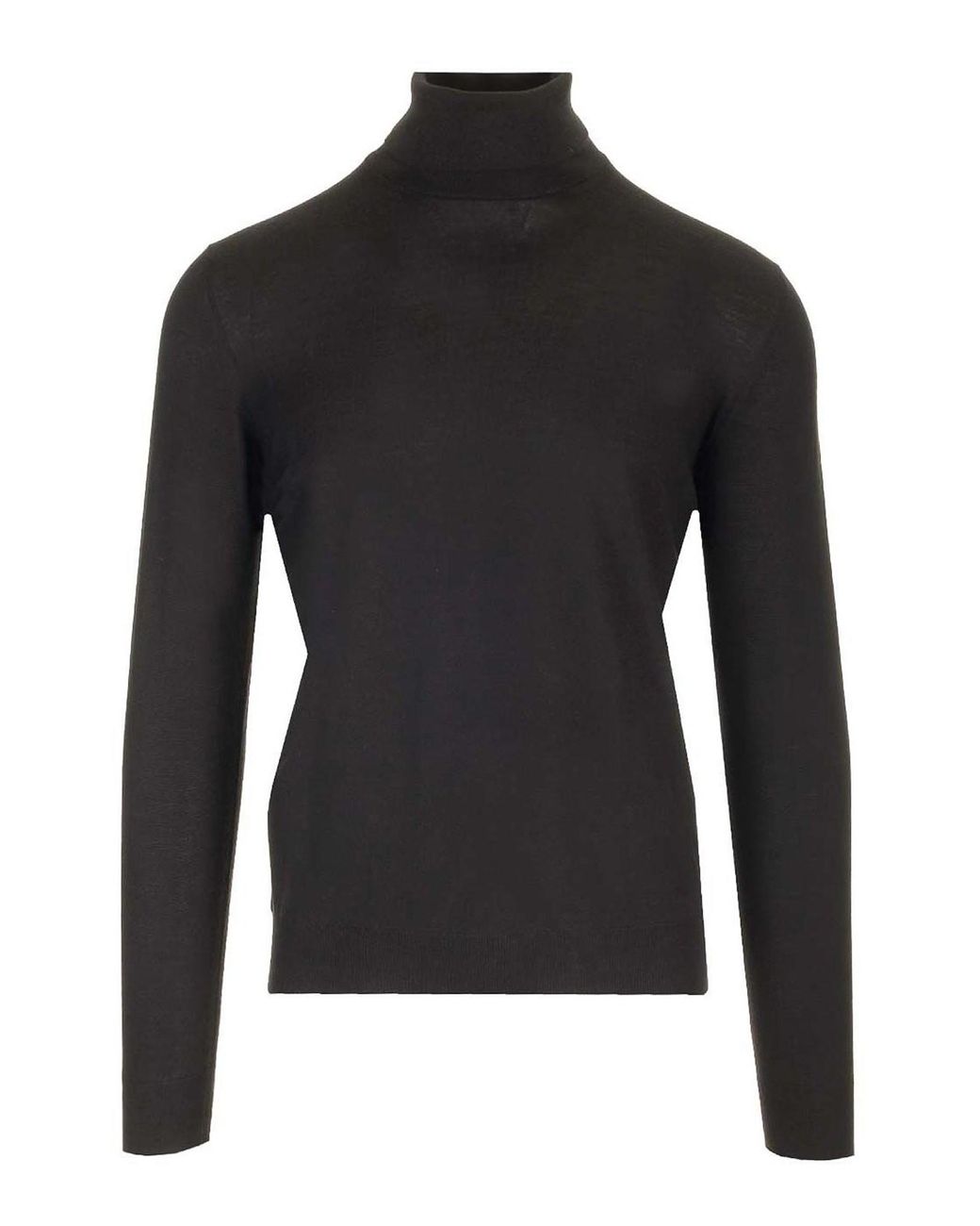 Mauro Ottaviani Black Wool Turtleneck Wish for men