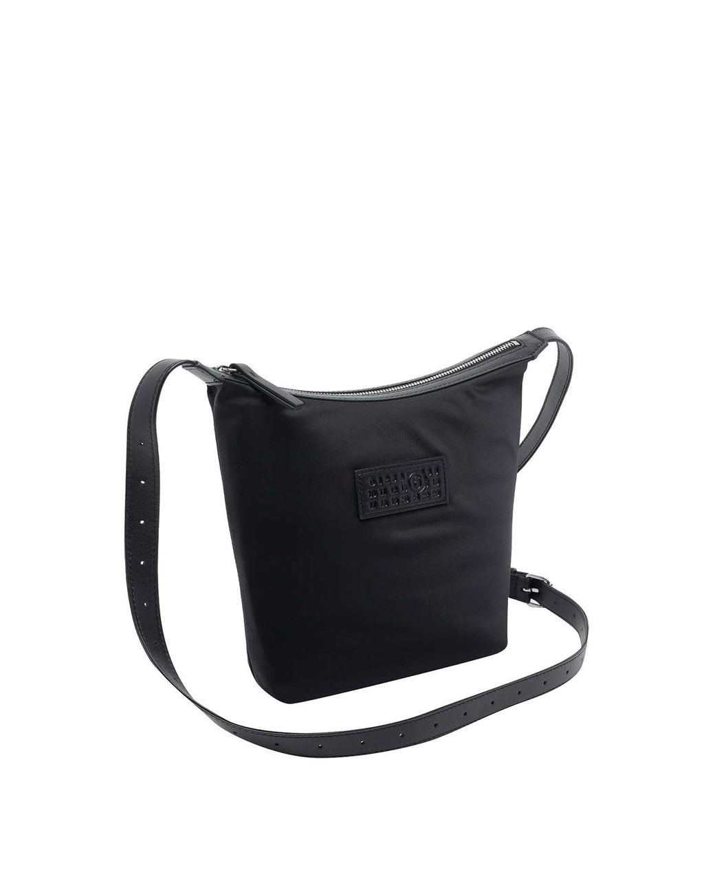 MM6 by Maison Margiela Black Numeric Vertical Crossbody Bag for men