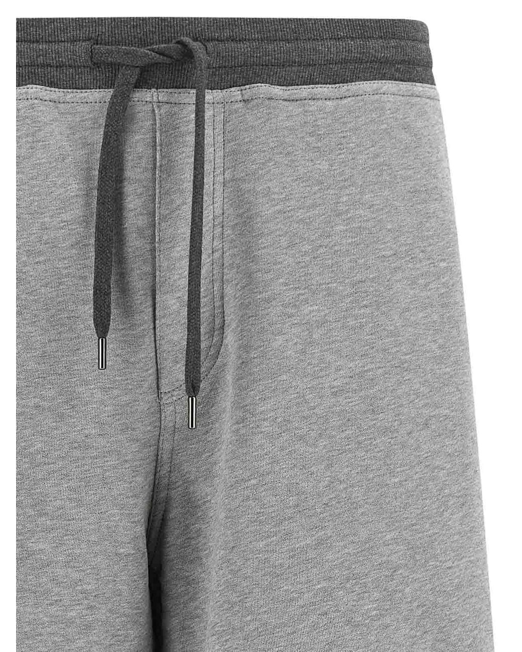 Brunello Cucinelli Gray Cotton Bermuda Shorts for men