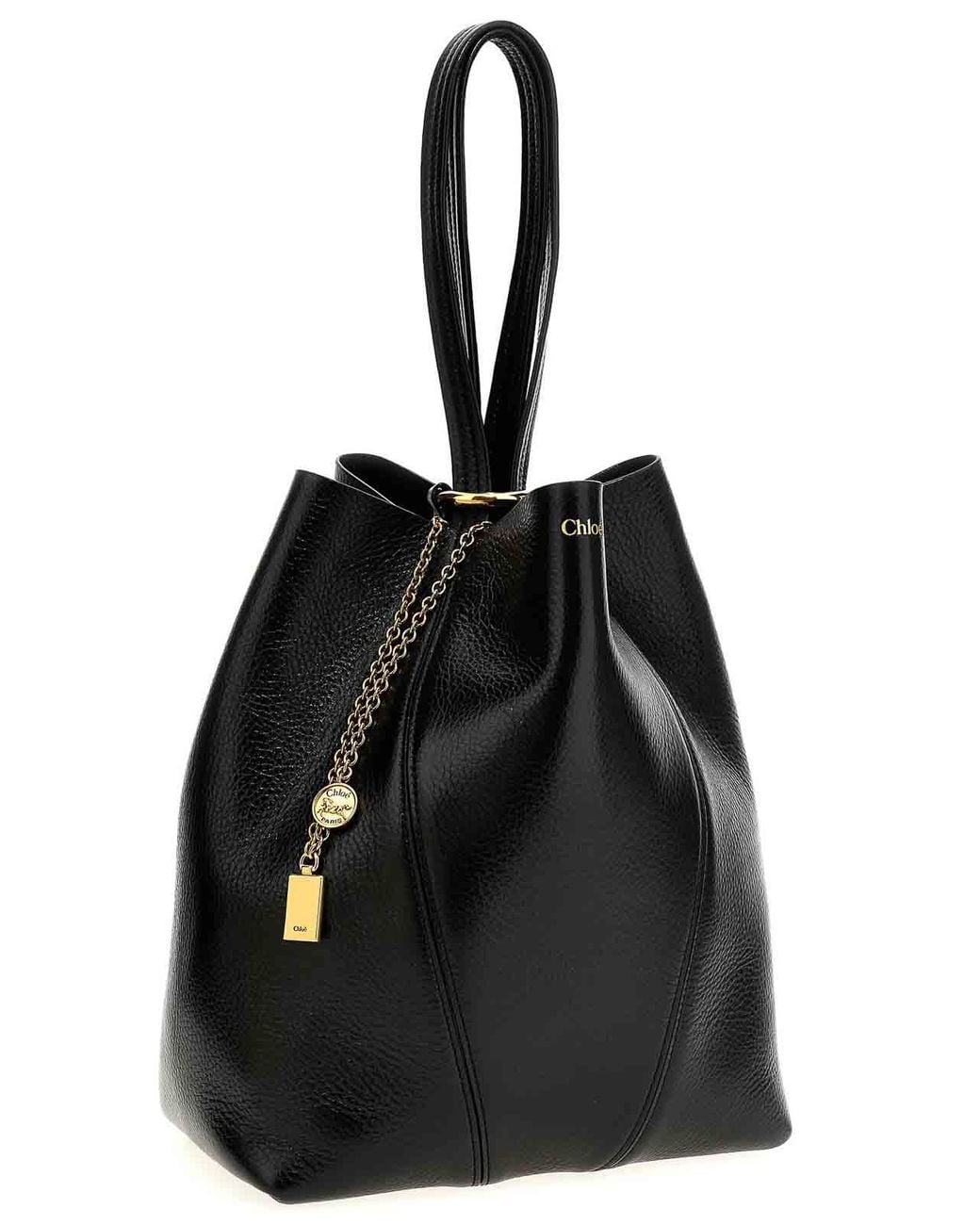 Chloé Black Spin Shoulder Bag