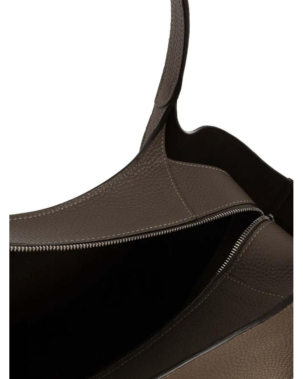 Tod's Metallic T Timeless Shopping Bag