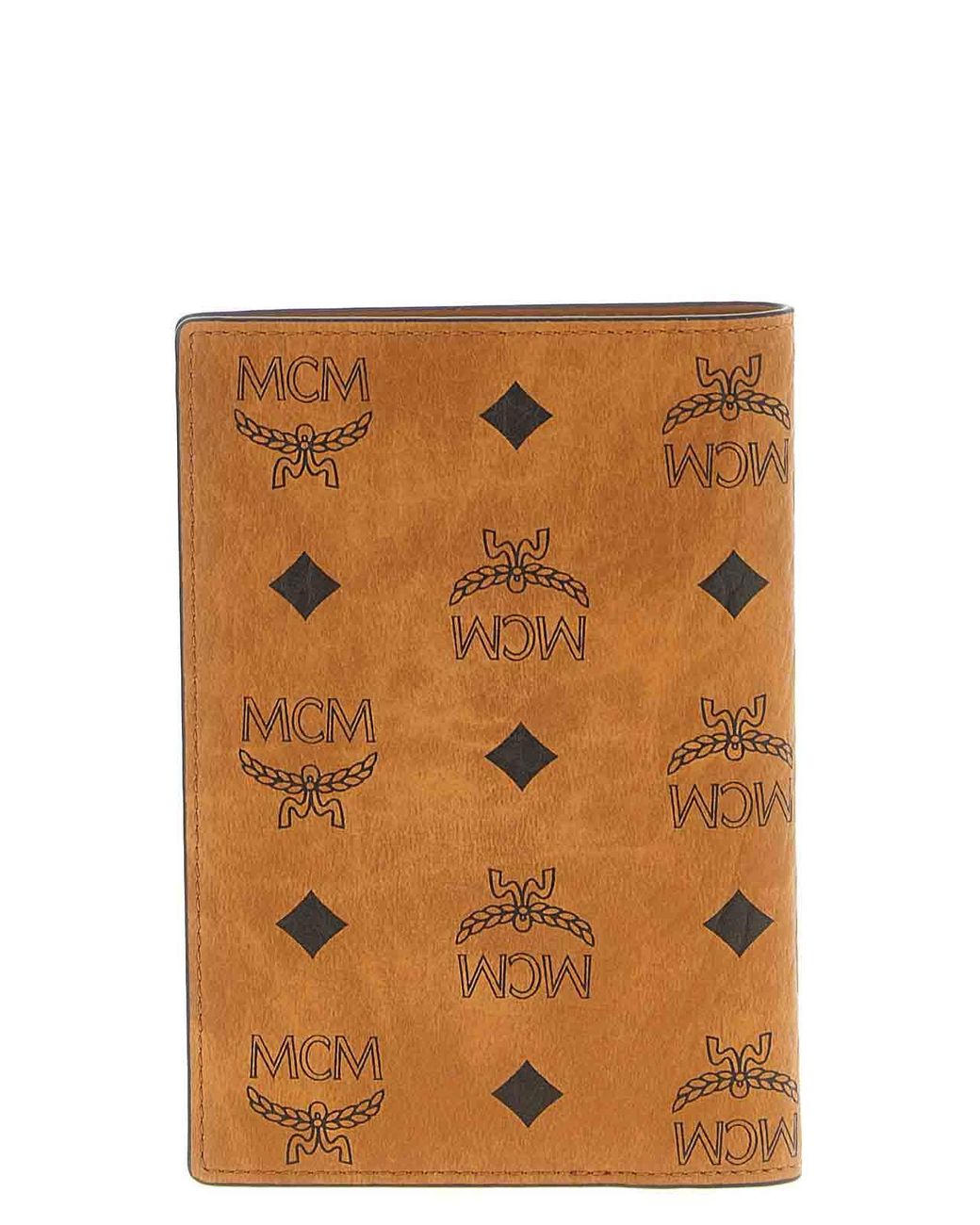 MCM Brown Ottomar Passport Holder for men