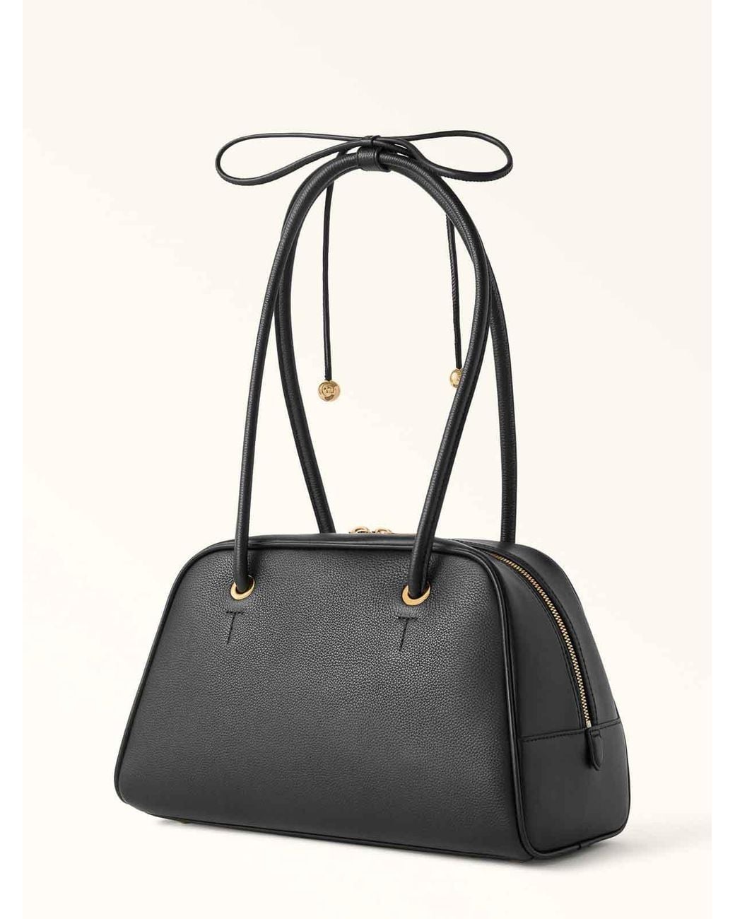 Furla Black Poppy M Shoulder Bag