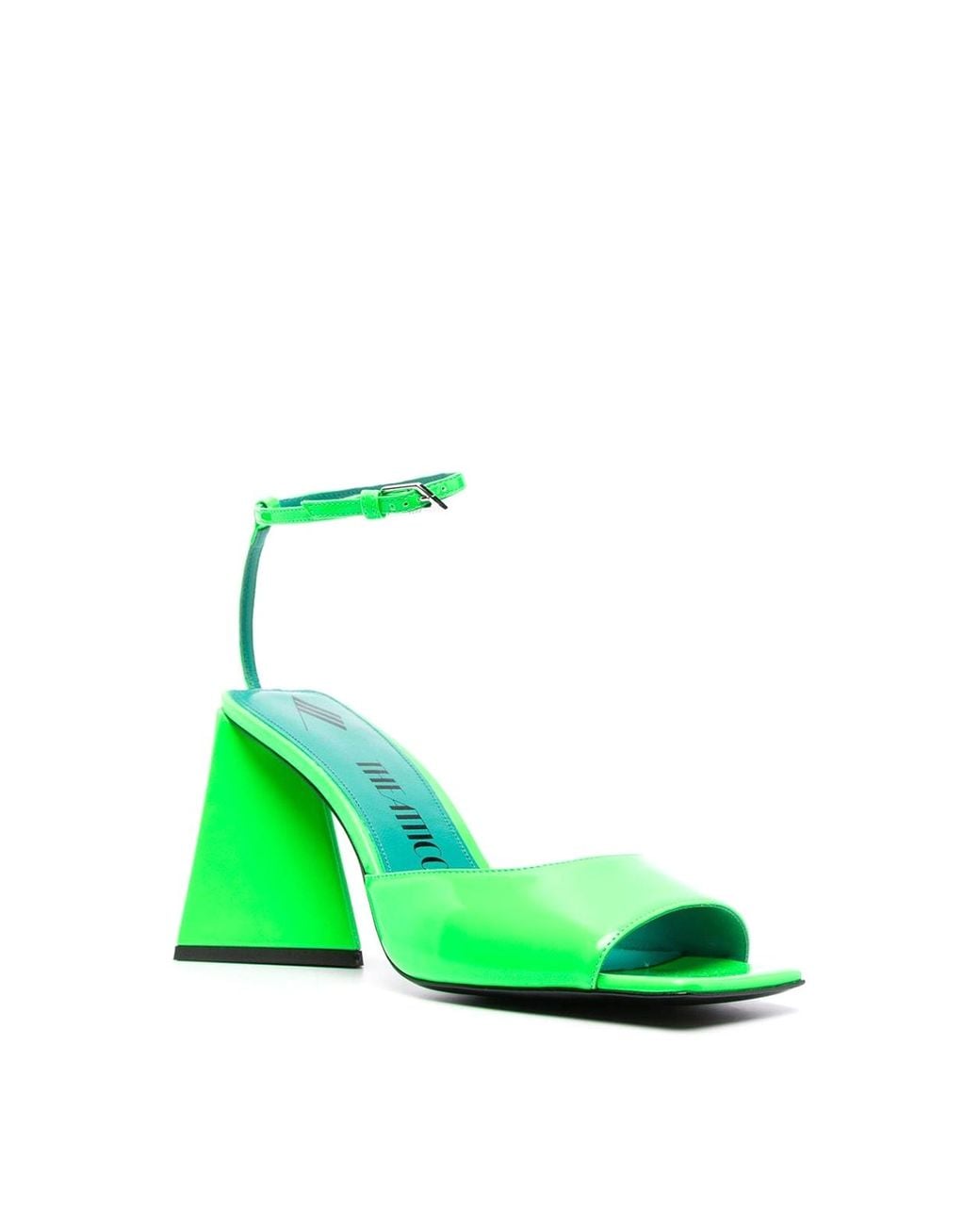 The Attico Green Sandals Shoes