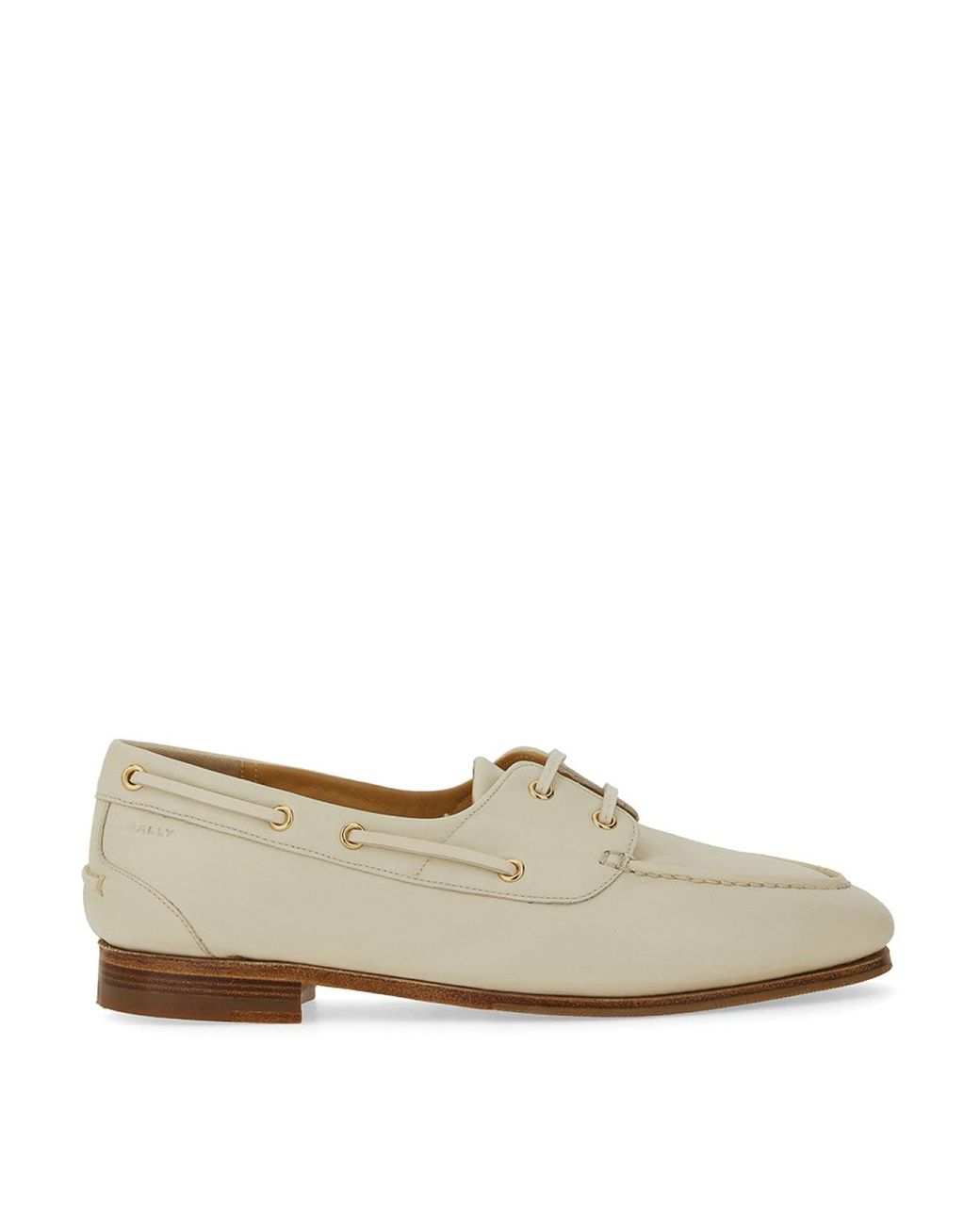 Bally White Moccasin Pathy
