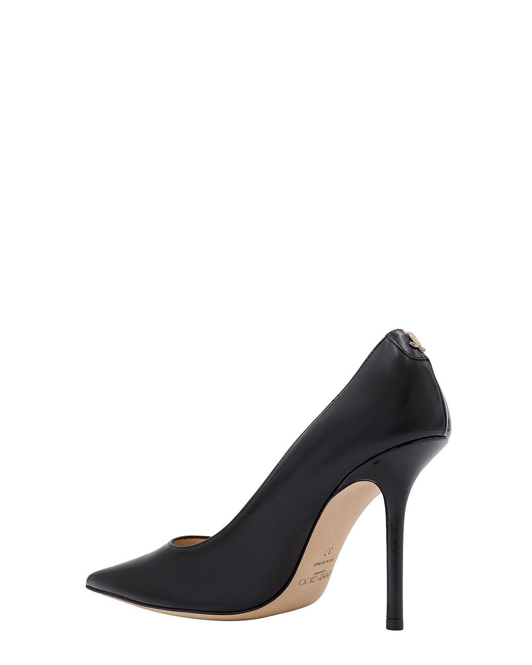 Jimmy Choo Black Patent Leather Dcollet