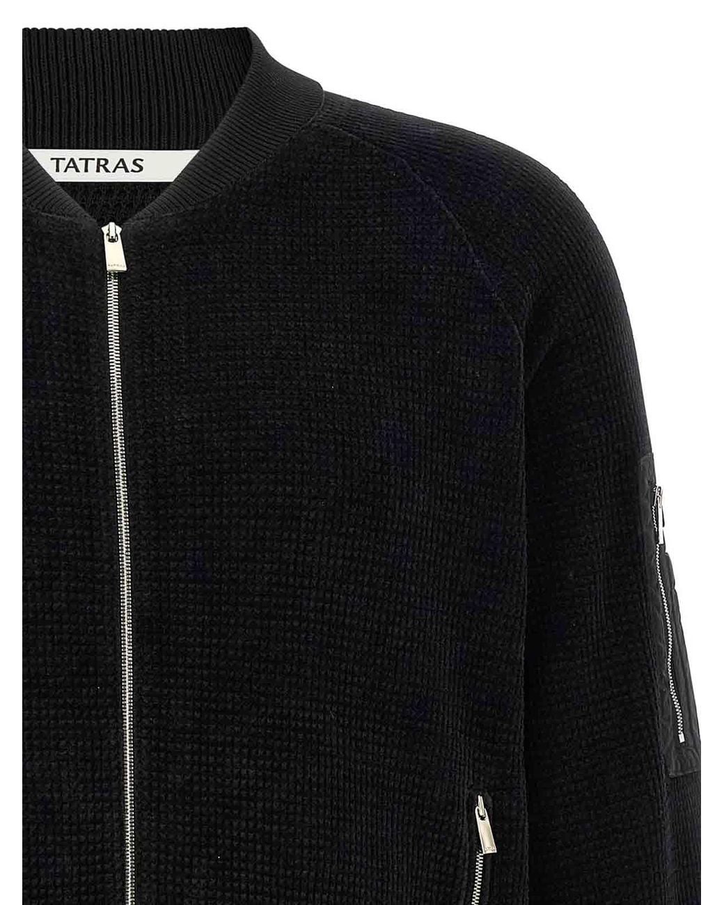 Tatras Black Bomber Jacket for men