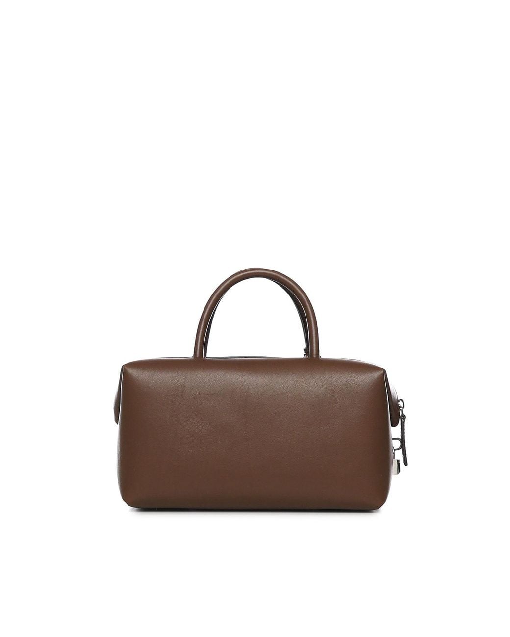 Max Mara Brown Medium Leather Satchel Bag