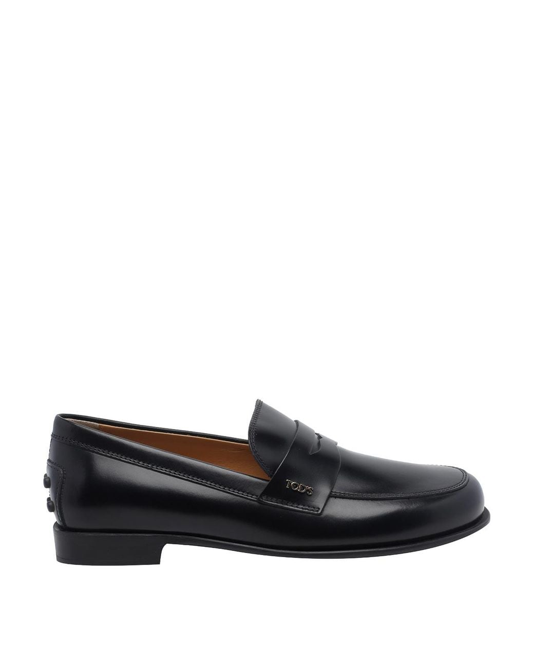 Tod's Black Leather Loafers