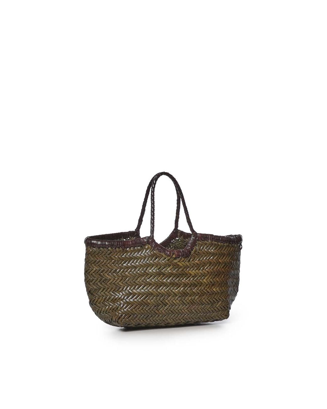 Dragon Diffusion Brown Small Nantucket Leather Bag
