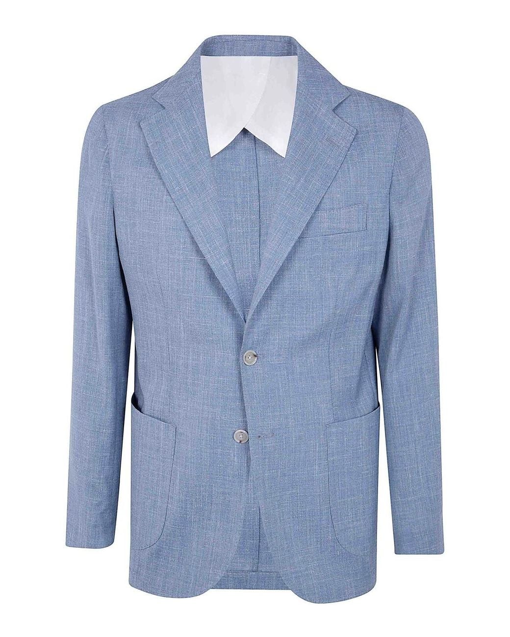 Barba Napoli Blue Bactive Mono Jacket for men
