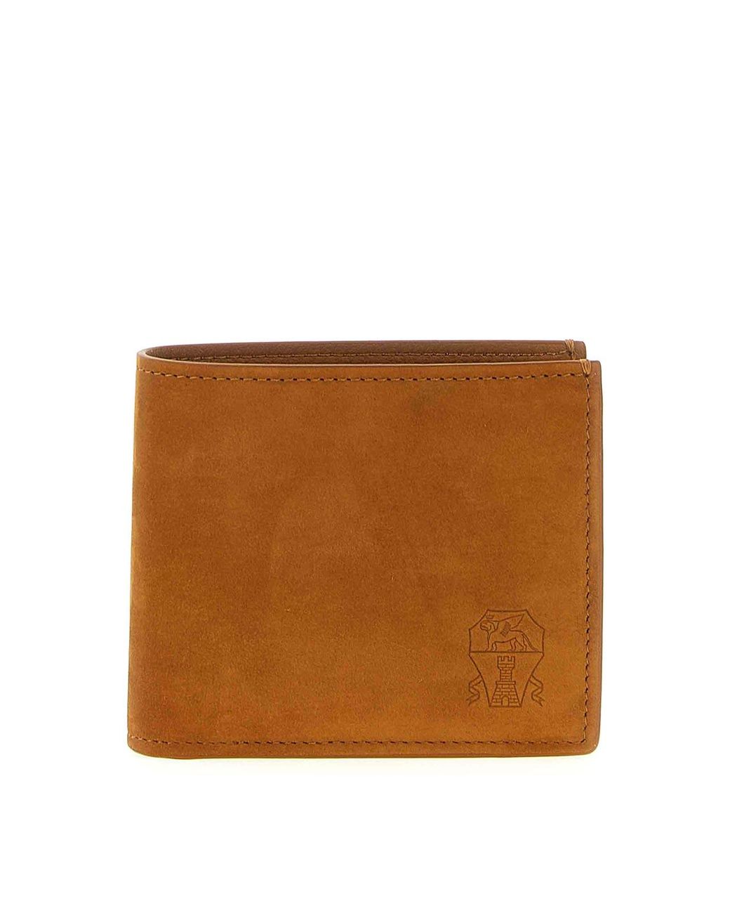 Brunello Cucinelli Brown Nubuck Wallet for men