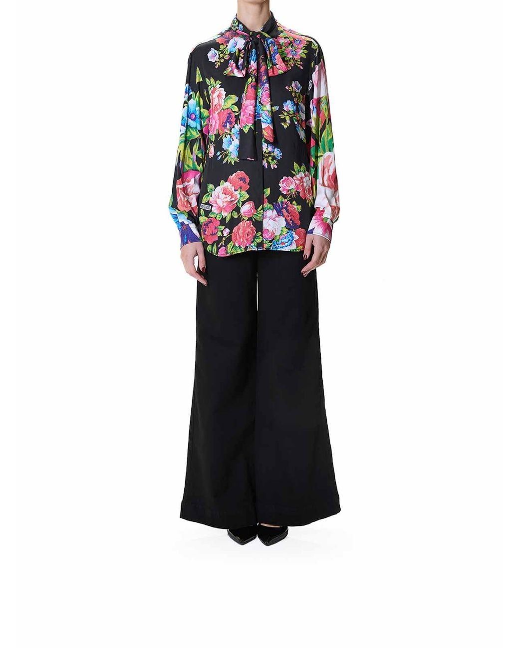 Moschino White Roses Shirt
