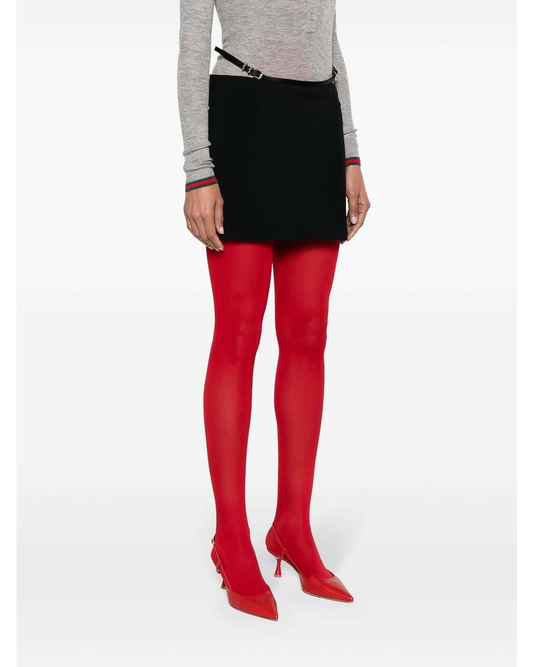 Givenchy Black Belted Wrap Skirt