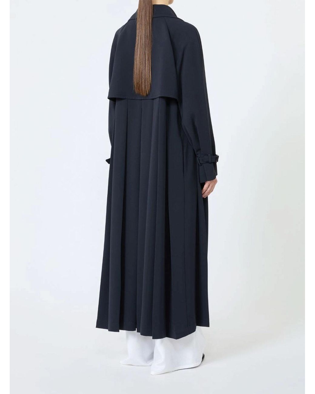 Max Mara Blue Licata Trench Coat