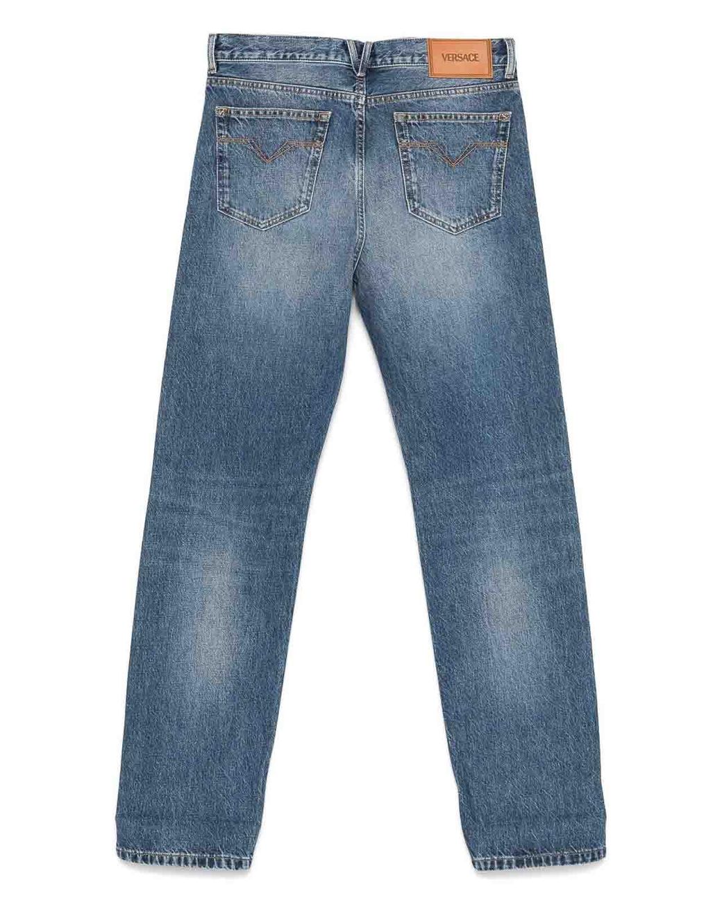 Jean Bootcut Versace pour homme en coloris Blue