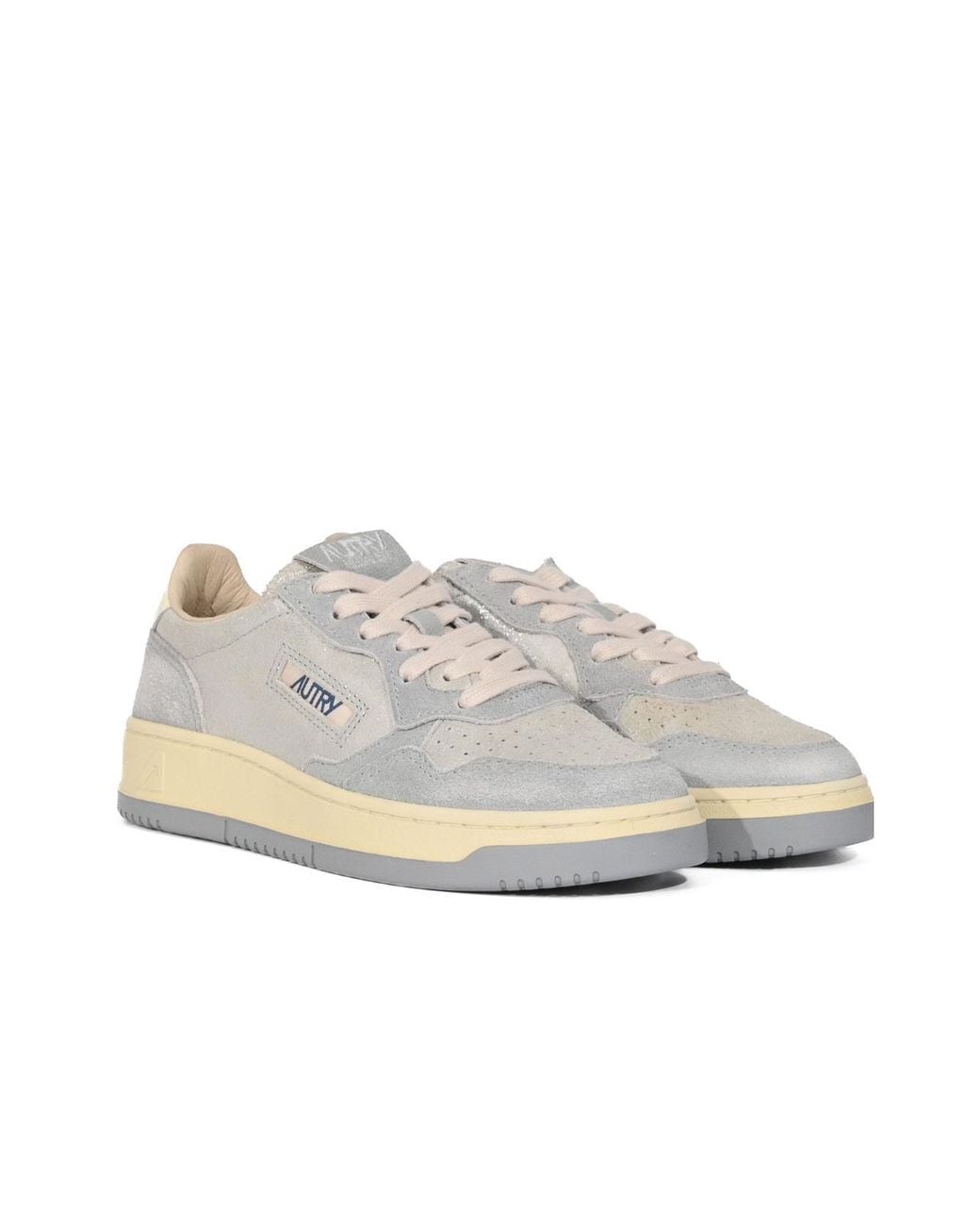 Autry White Medalist Low Sneakers