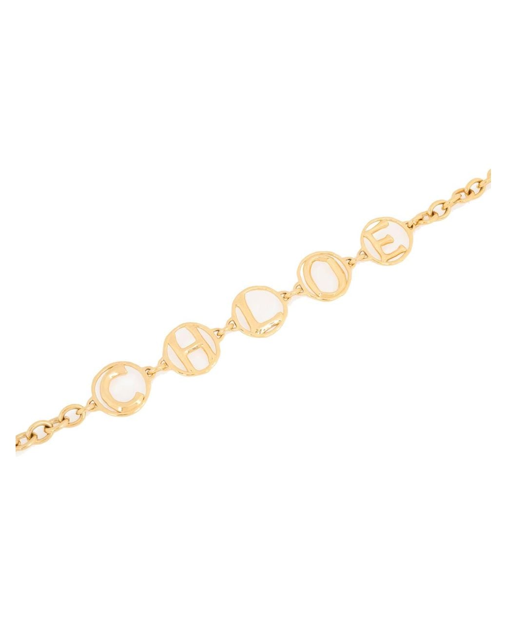 Chloé Natural Script Jewelry Belt