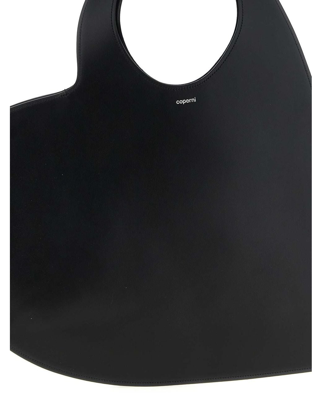Coperni Black Double Heart Shoulder Bag