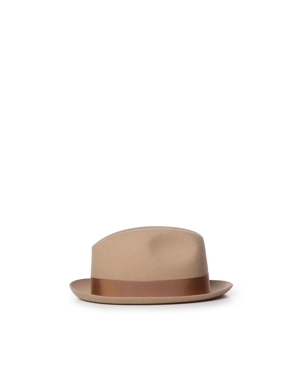 Borsalino Brown Giacomo Felt Hat for men