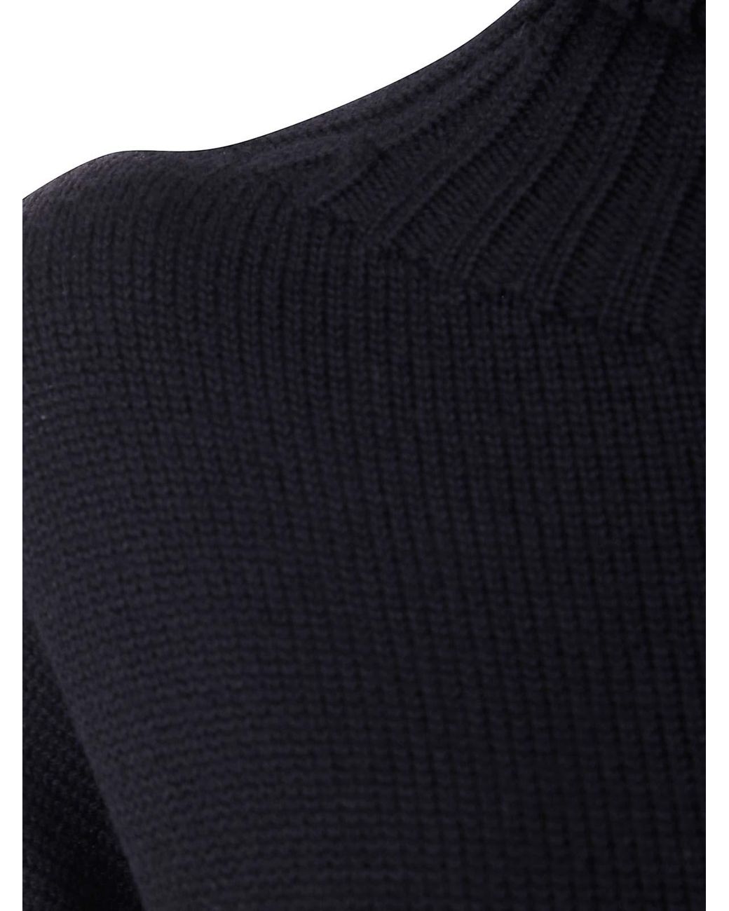 Drumohr Blue Long Sleeve Turtle Neck