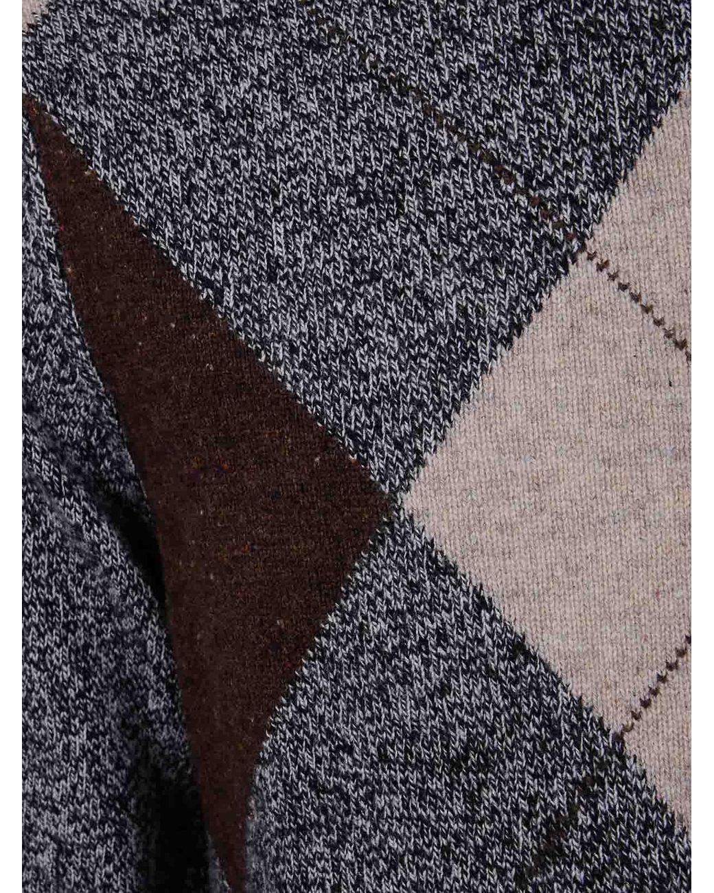Ballantyne Gray R Neck Pullover for men