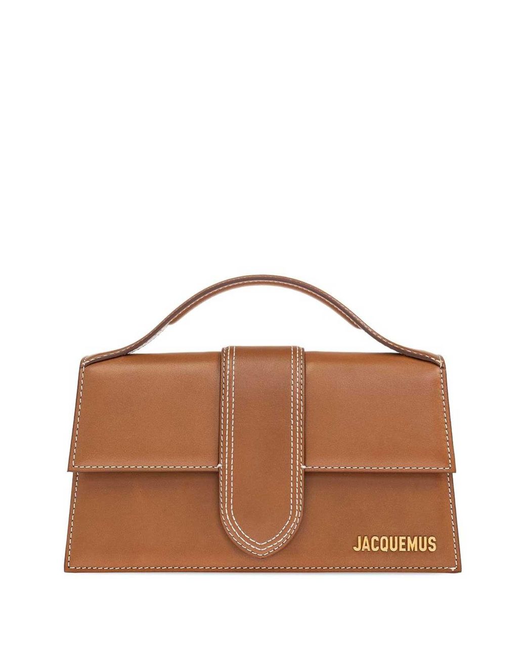 Jacquemus White Le Grand Bambino Leather Handbag