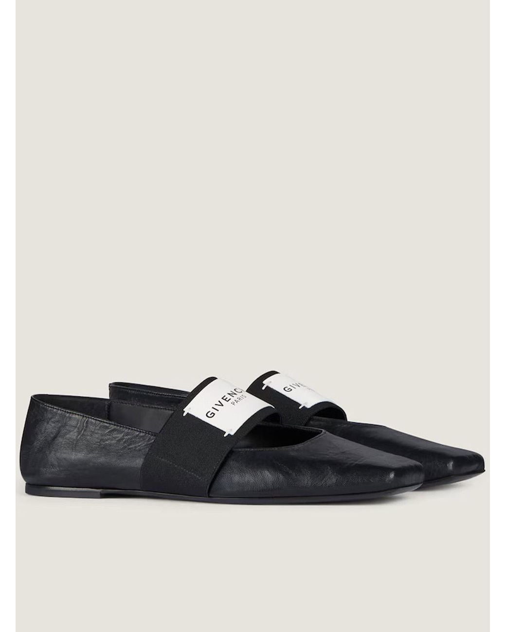 Givenchy White Ballerinas