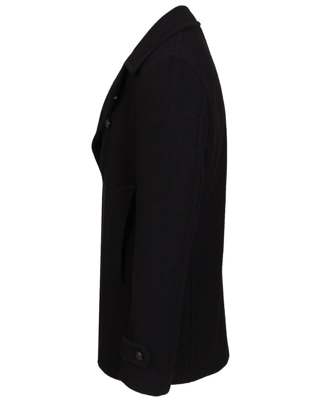 Tagliatore Black Monaco Wool Jacket for men