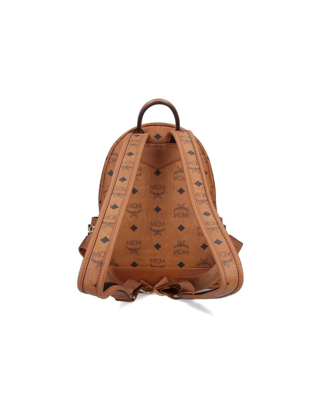 MCM Brown Studs Backpack for men