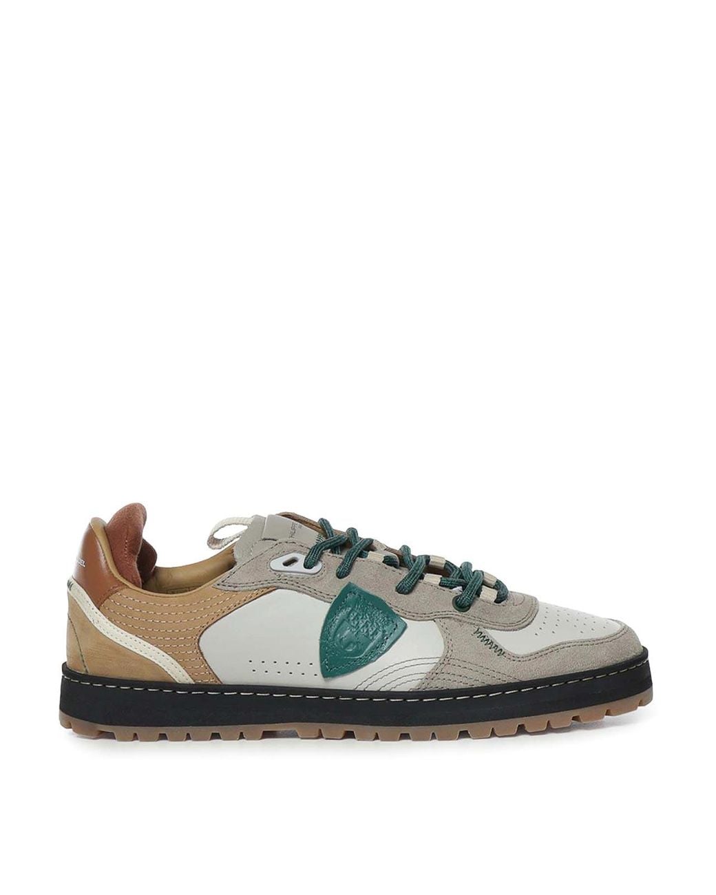 Philippe Model Green Pgal Leather Trainers for men