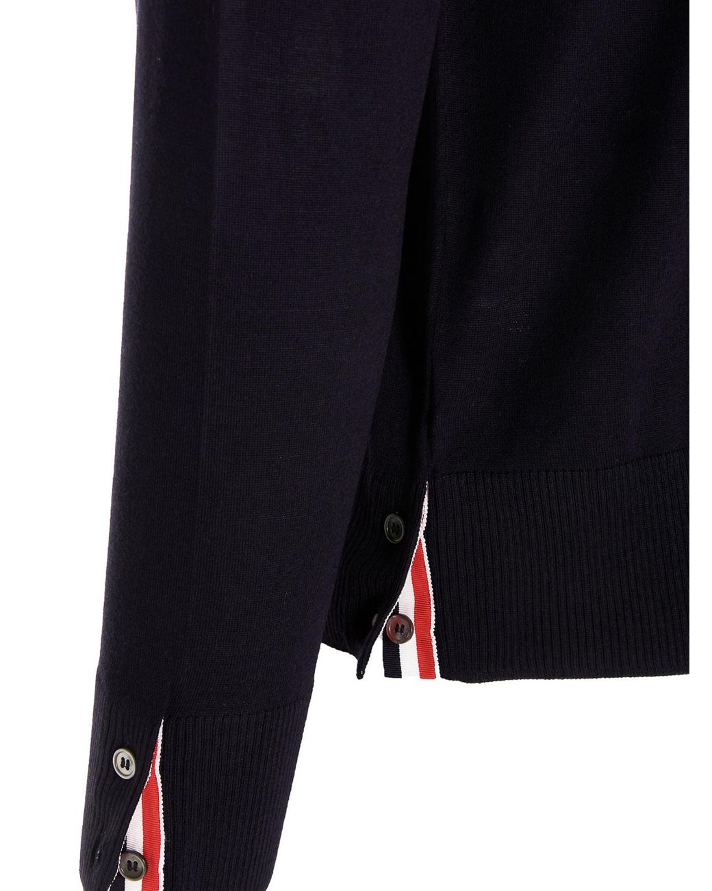 Thom Browne Blue 4 Bar Sweater for men