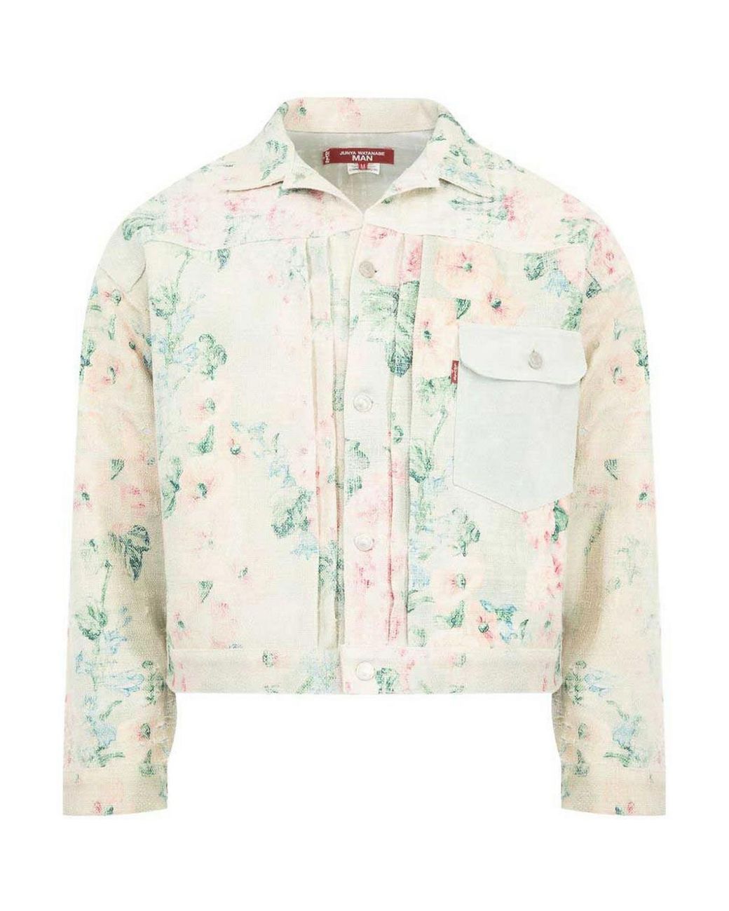 Junya Watanabe White Printed Jacket for men