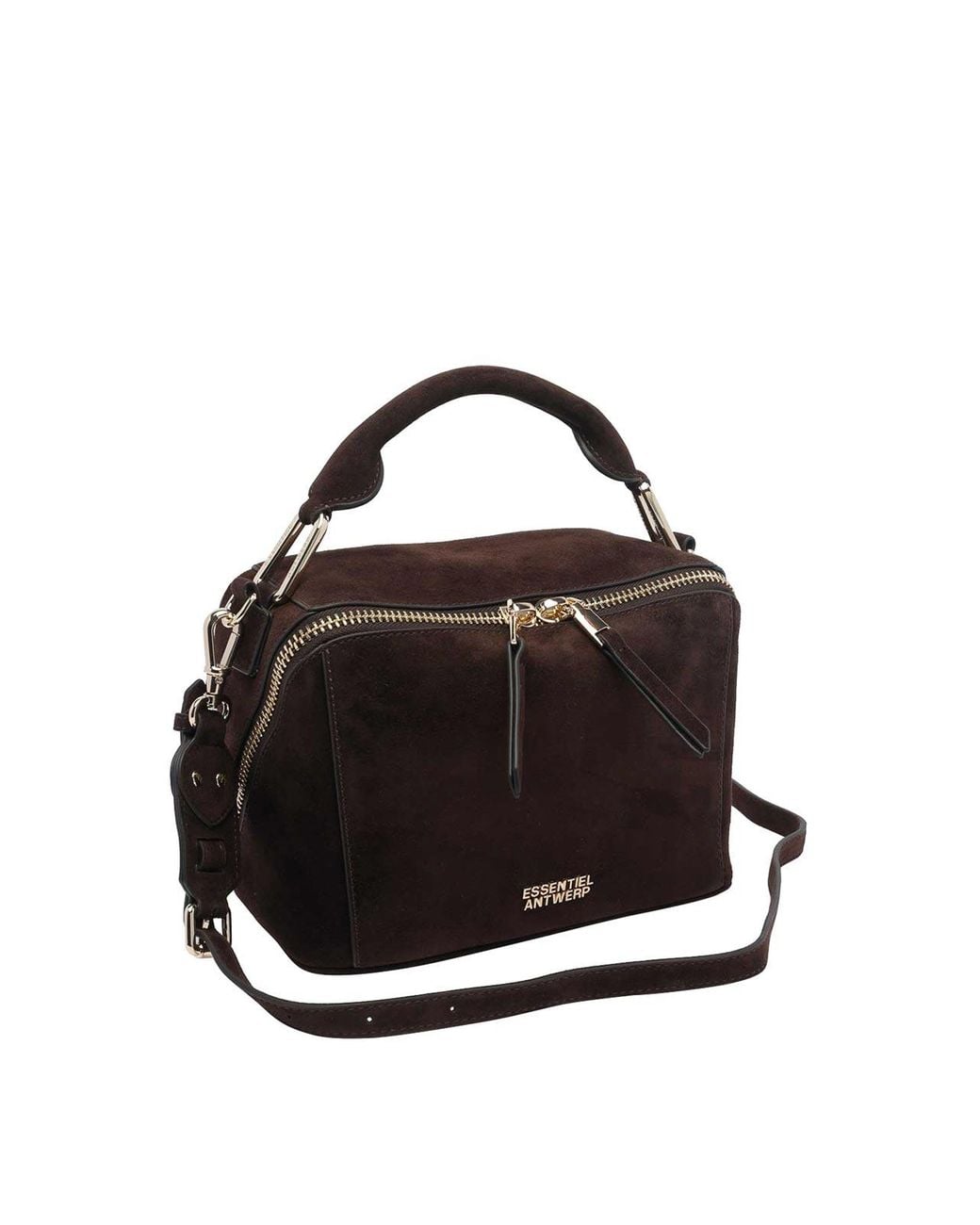 Essentiel Antwerp Black Cigar Lounge Bobby Handbag