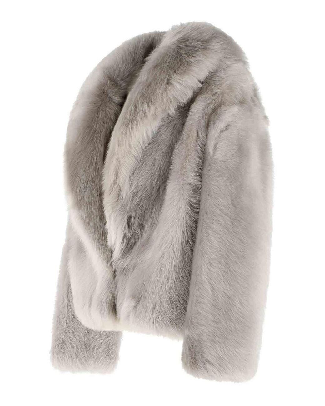 Salvatore Santoro Gray Sheepskin Fur