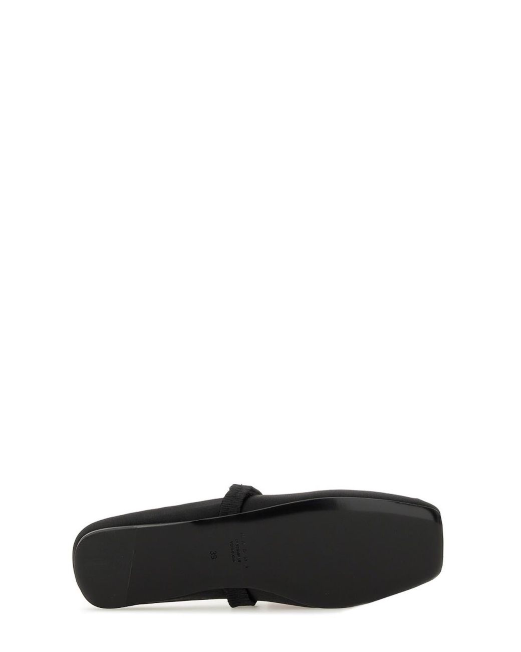 Marni Black Ballerina Sabot Little Bow