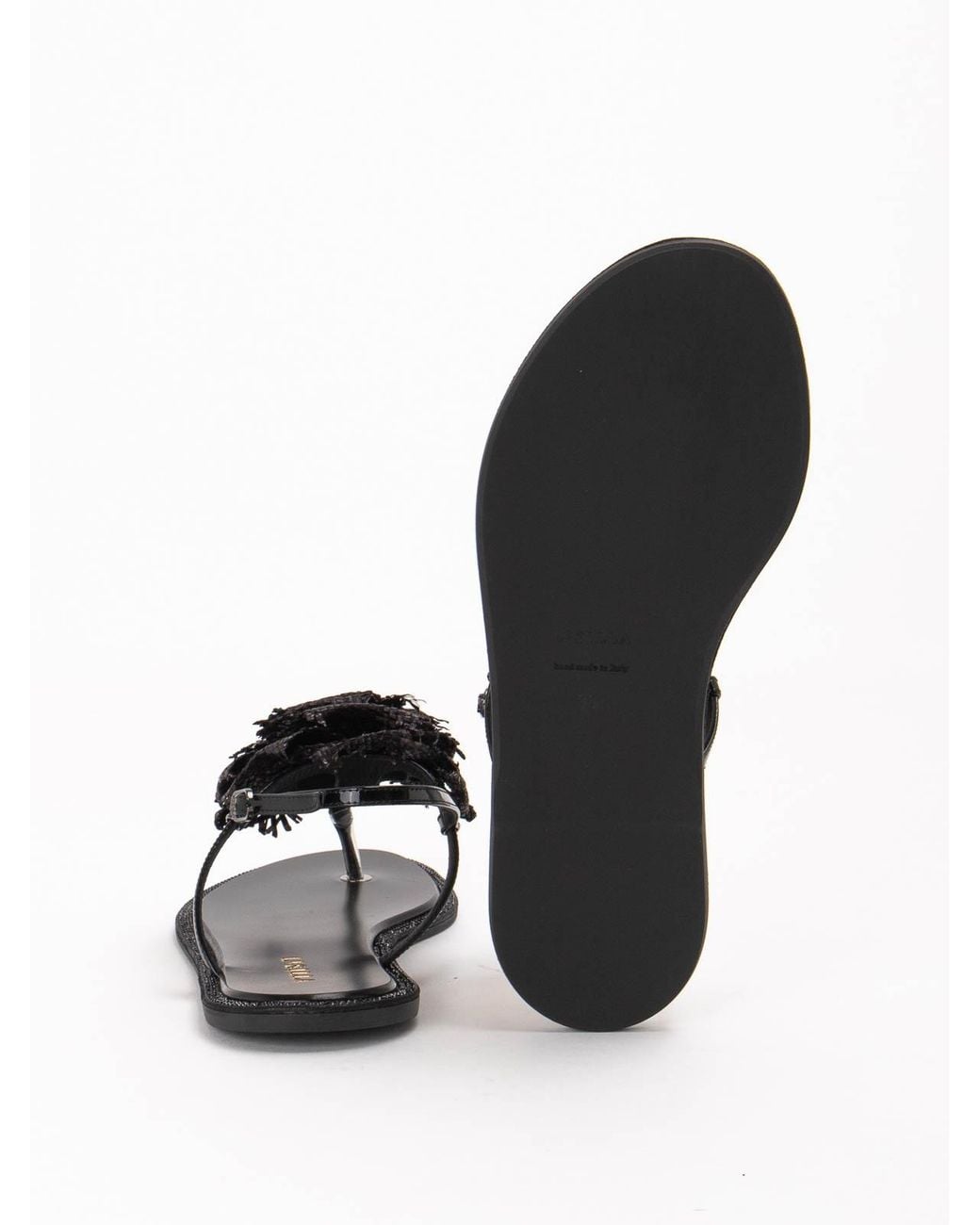 Le Silla Black Sandals
