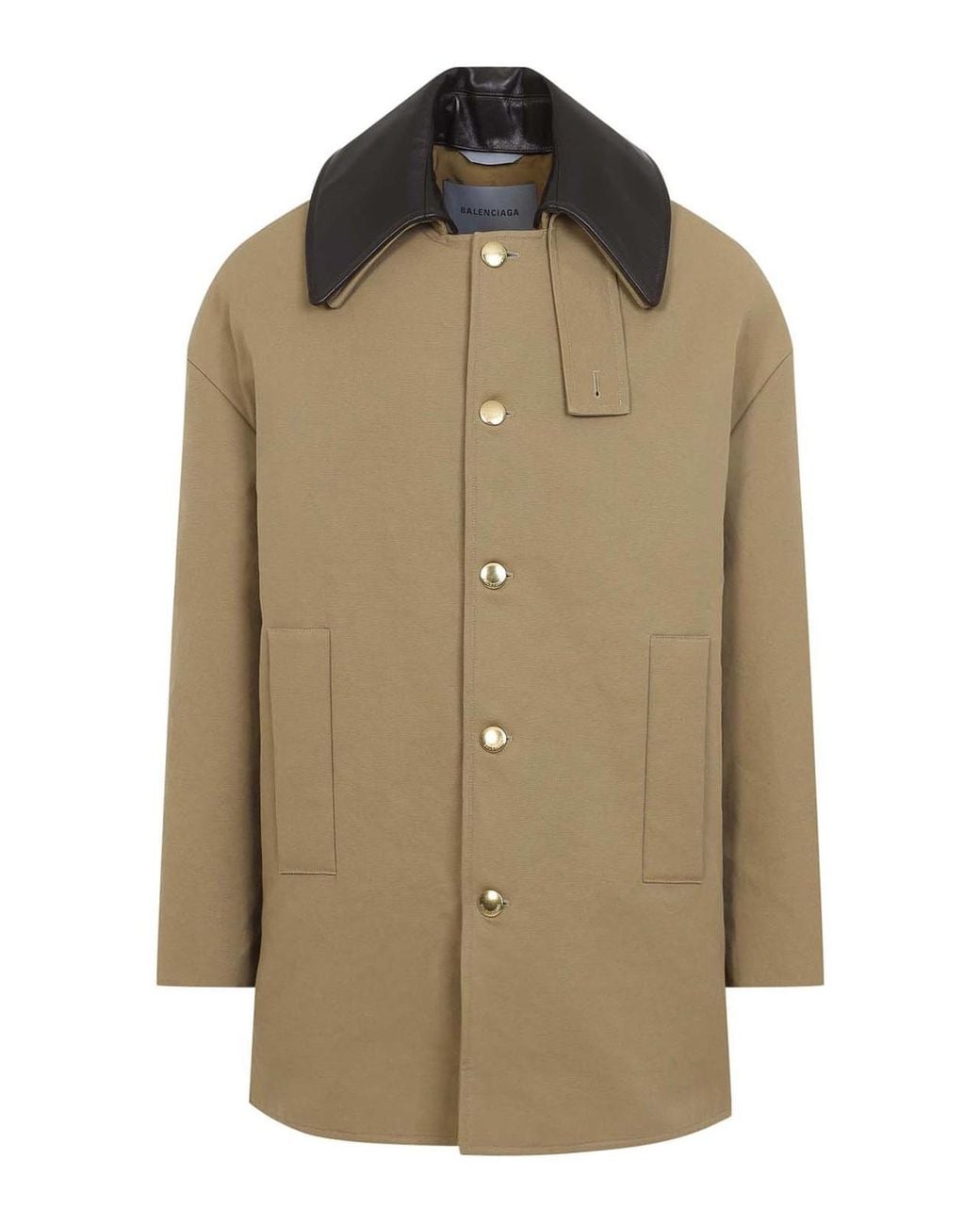 Balenciaga Natural Short Peacoat for men