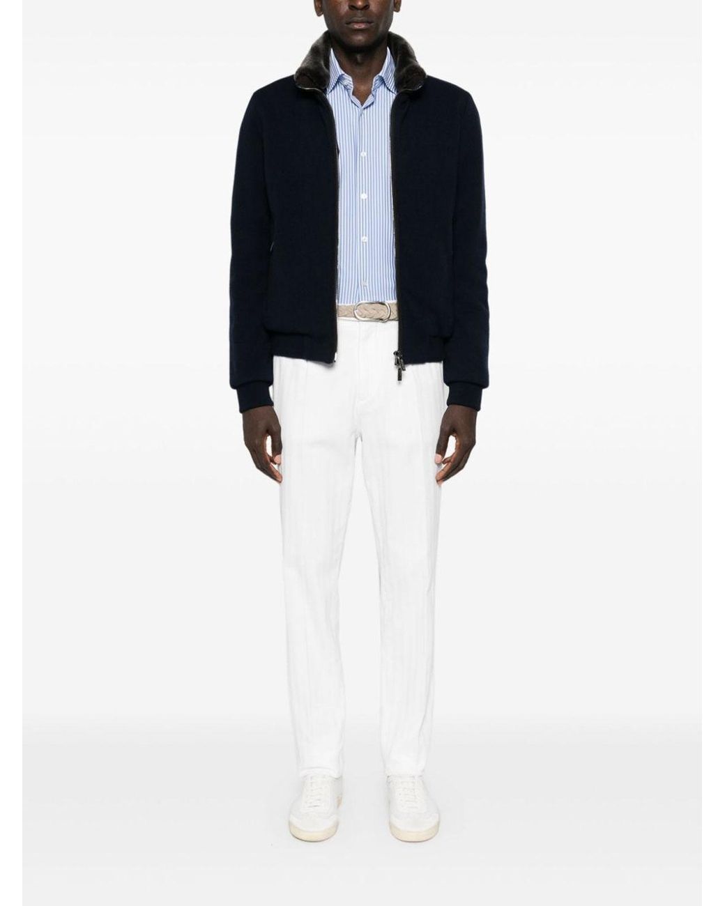 Moorer Blue 'Bellati' Padded Jacket for men